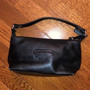 Mini coach black purse